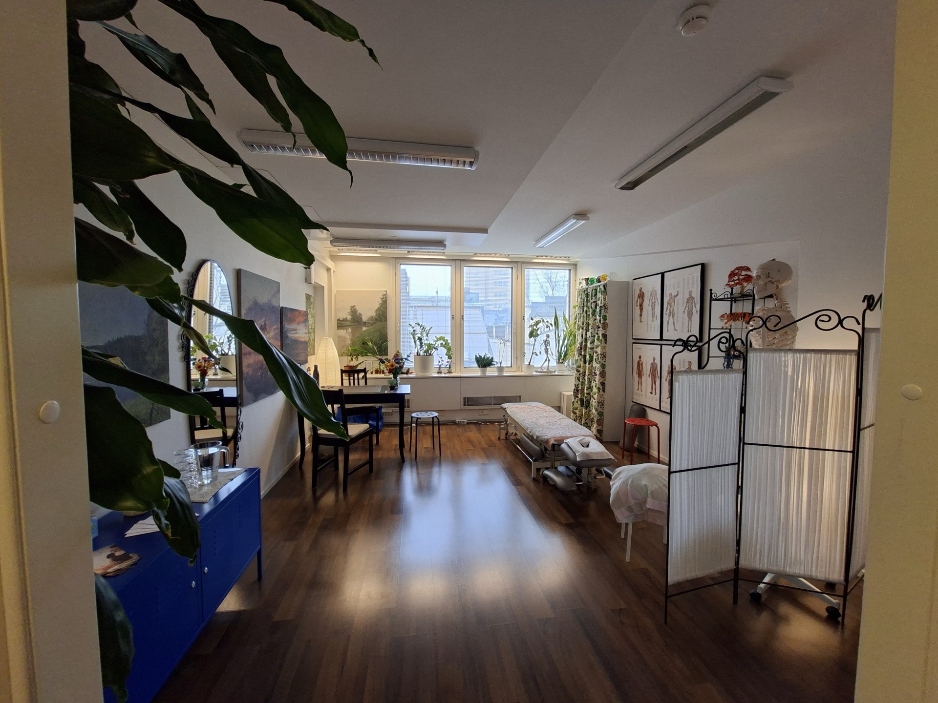 Marjo Sirénin hoitohuone Helsingin Kampissa